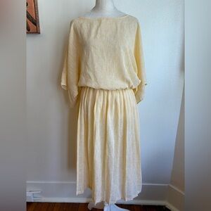Vintage Toni Todd Yellow Dress